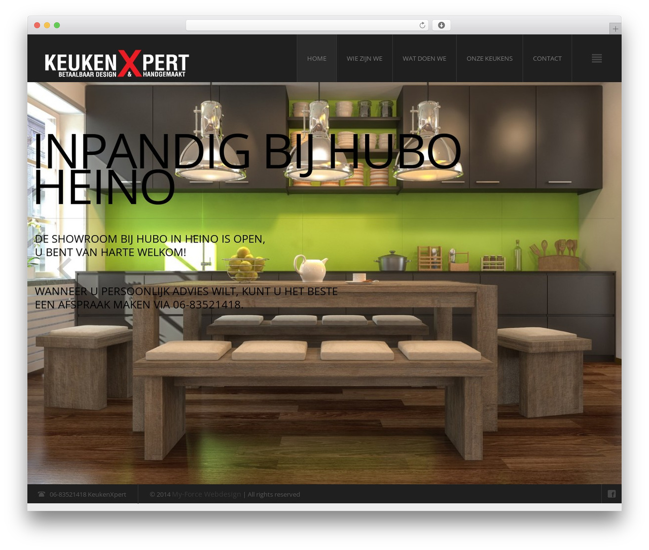 Modern Interior theme WordPress - keukenxpert.nl