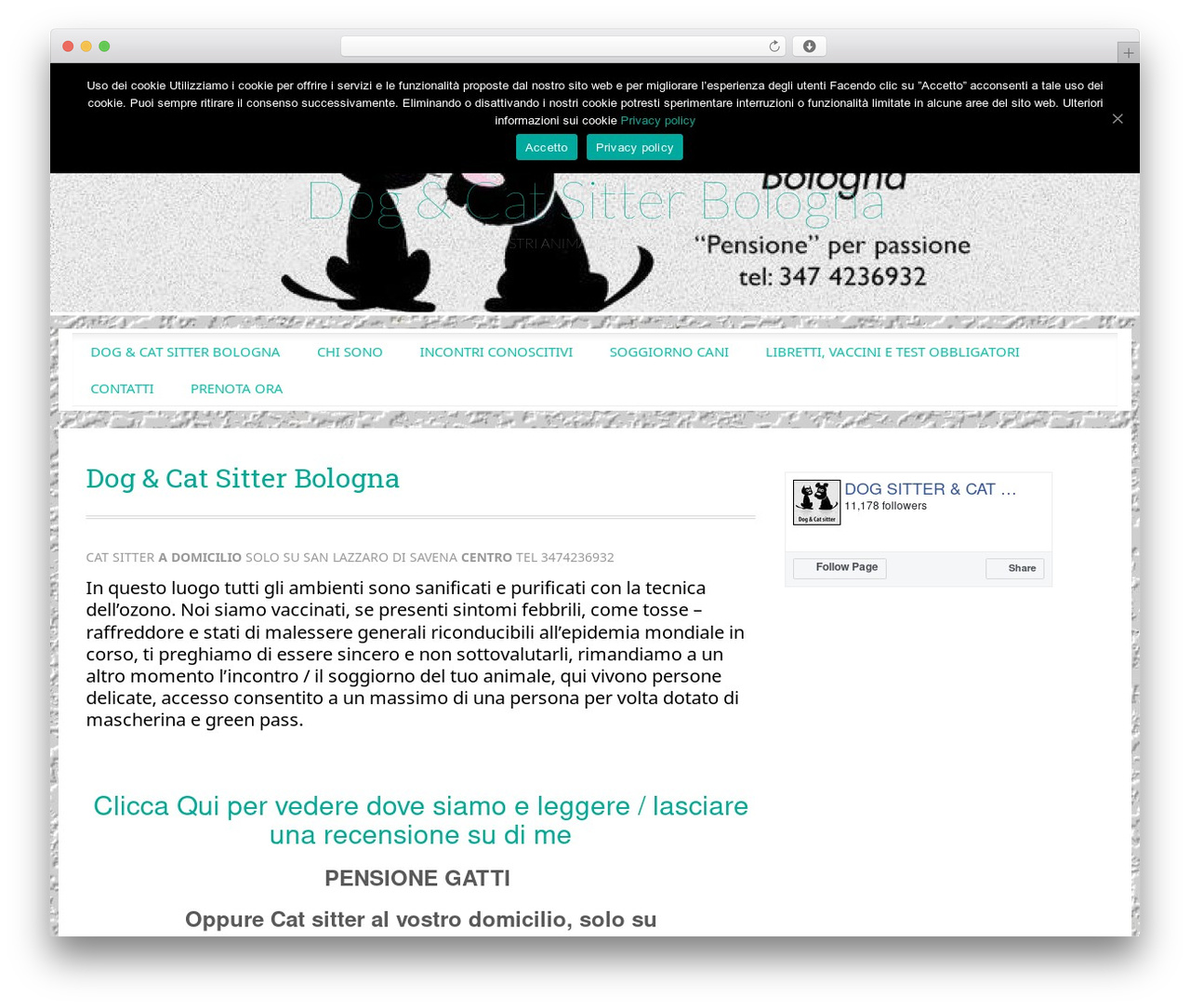 Preus free WordPress theme - dogsitterbologna.com