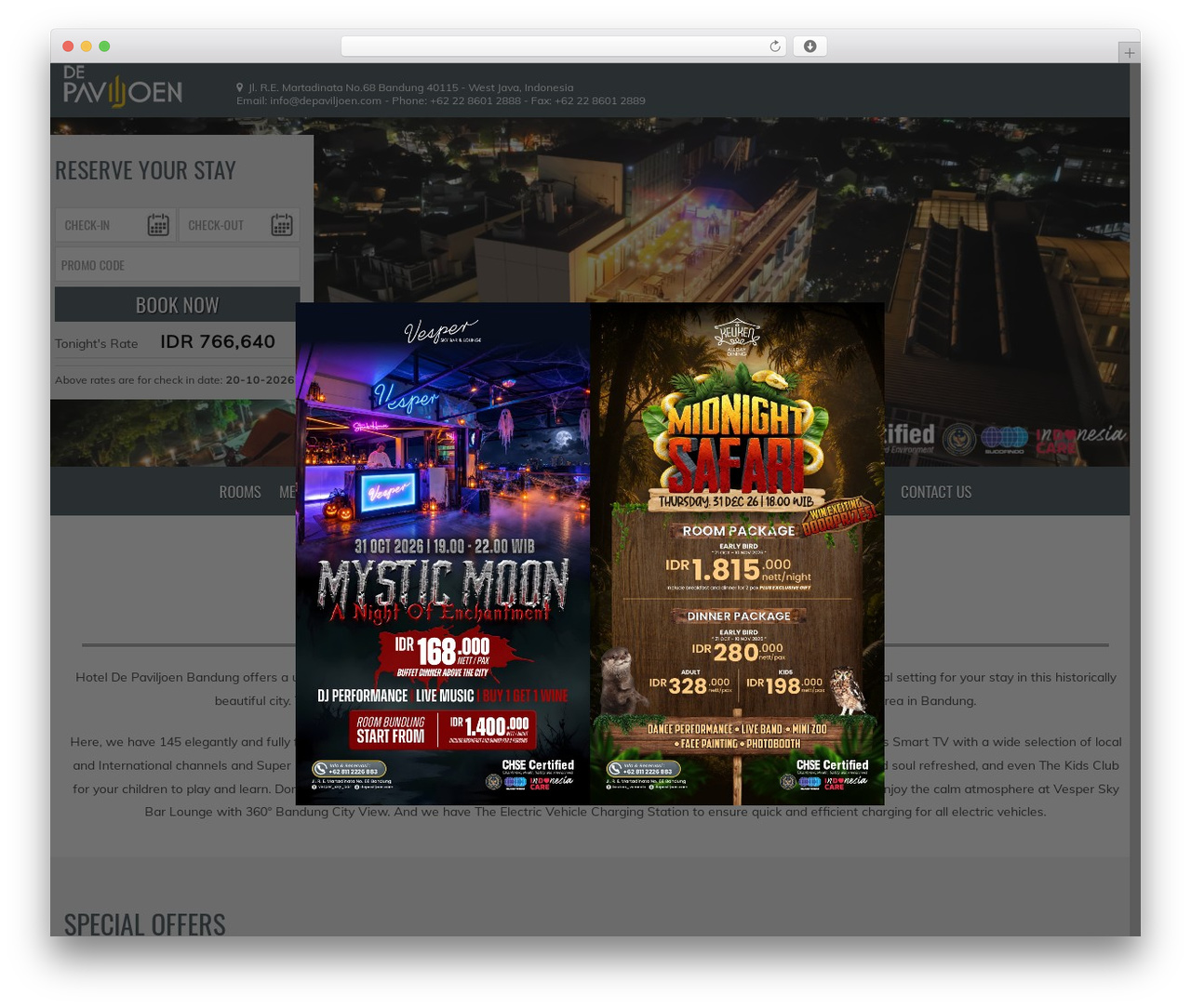 Theme WordPress DePav - depaviljoen.com