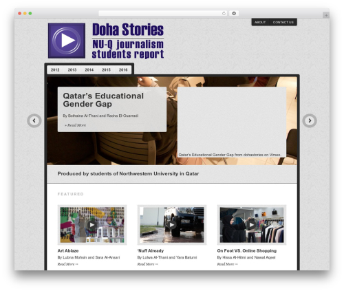 Theme WordPress Debut - dohastories.org