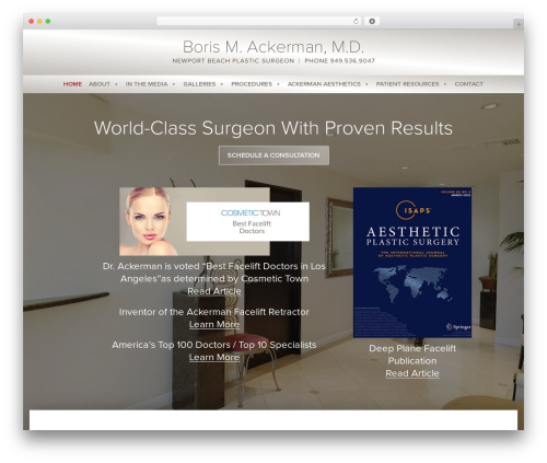 Theme WordPress Pss Framework - doctorackerman.com