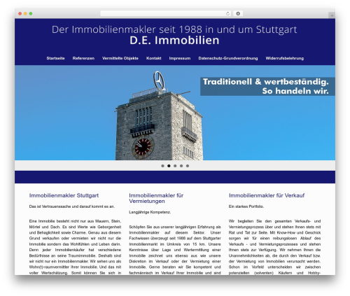 Page Builder by SiteOrigin free WordPress plugin - d-e-immobilien.de
