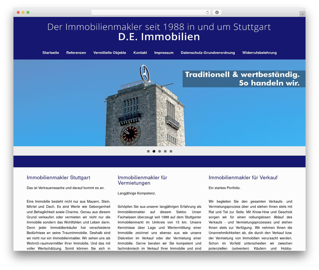 Vantage free WordPress theme - d-e-immobilien.de Vantage free WordPress theme - d-e-immobilien.de