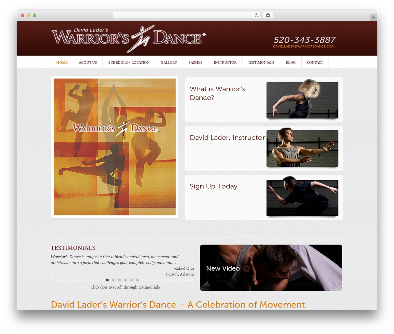 Warrior's Dance theme WordPress - davidladerwarriorsdance.com Warrior's Dance theme WordPress - davidladerwarriorsdance.com