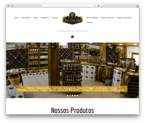 Wine WordPress theme design - doncollise.com