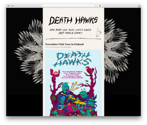 WordPress theme TwentyXS - deathhawks.com