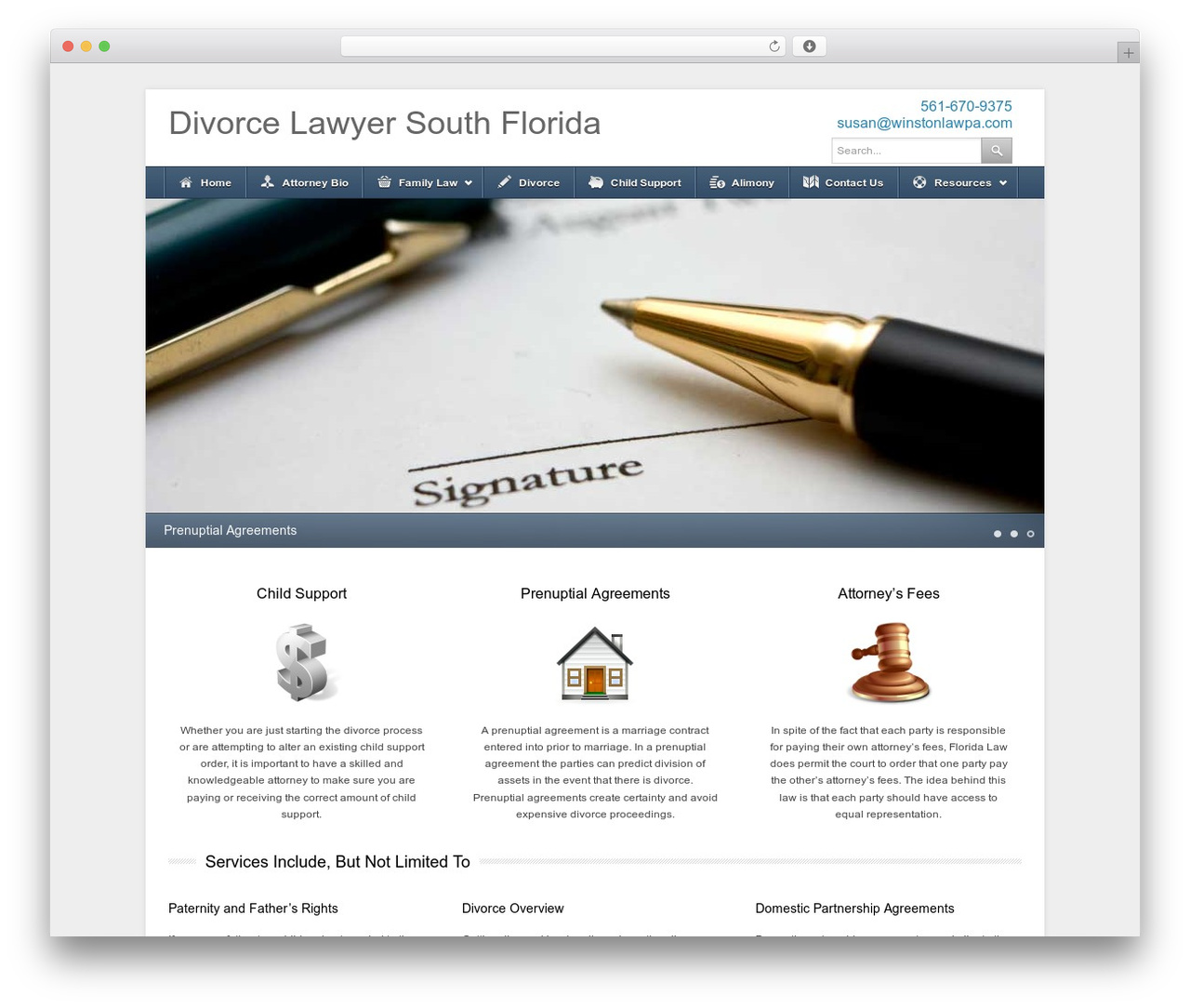 WordPress theme Classy - divorcelawyersouthflorida.com