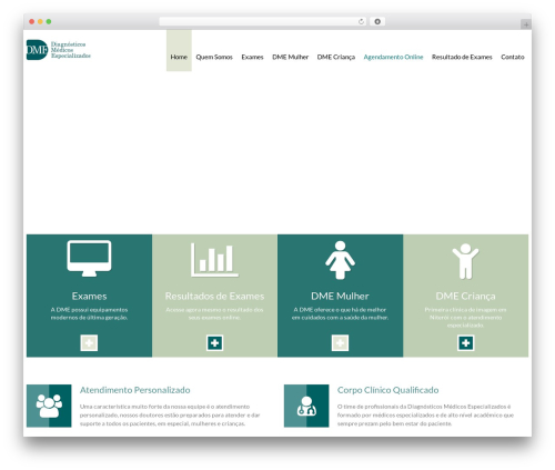 WordPress theme Clinico - dme.med.br