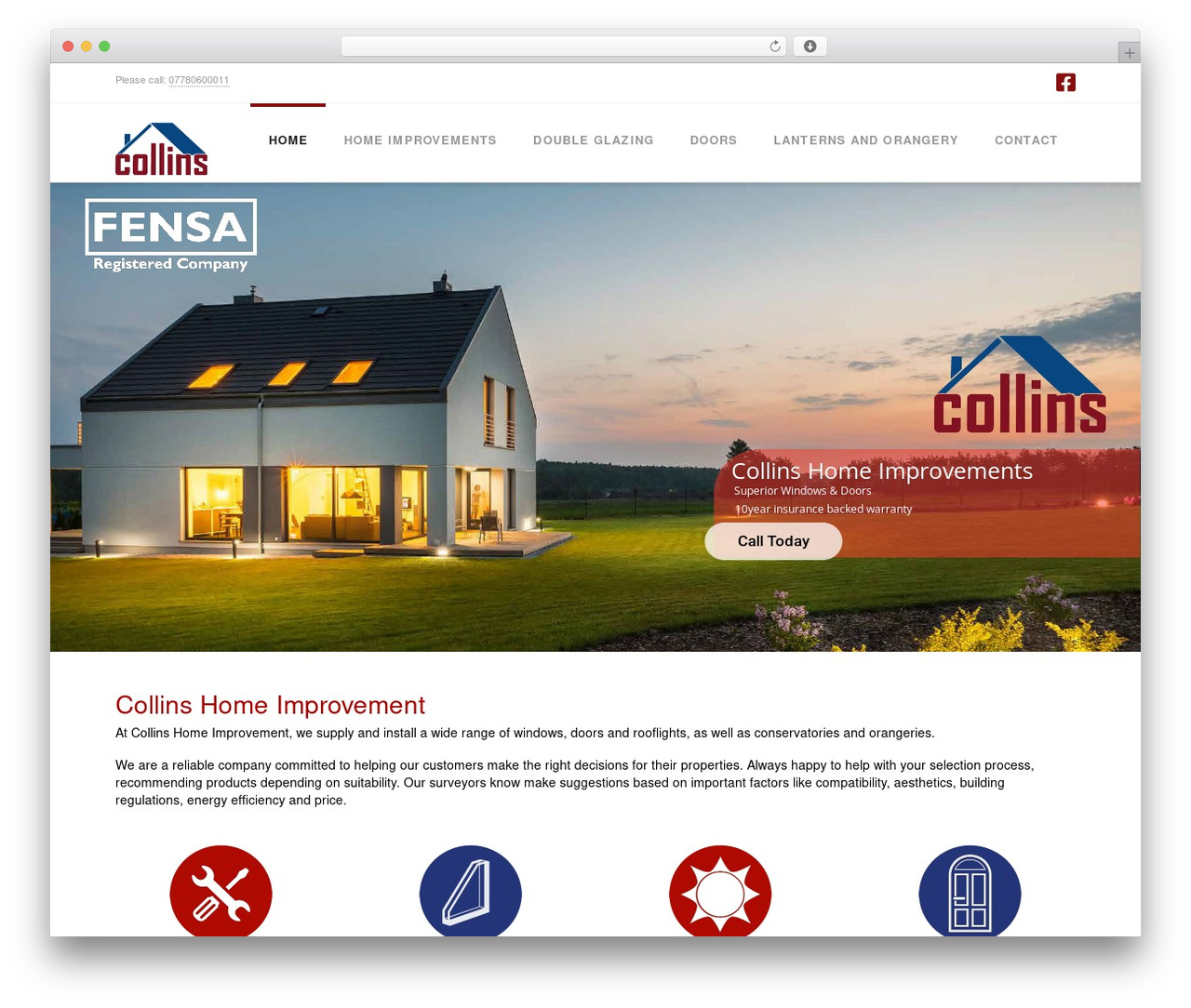 WordPress theme Pro - collinshomeimprovements.co.uk