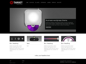 WordPress website theme Paradox by Paradox