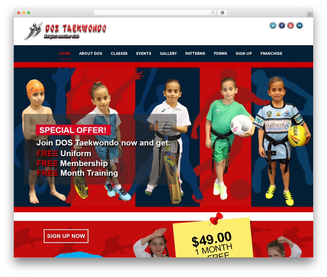 WP Bootstrap WordPress theme design - dostaekwondo.com WP Bootstrap WordPress theme design - dostaekwondo.com