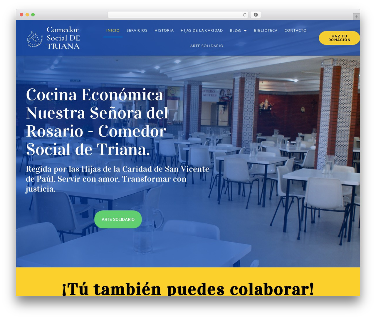 WP theme Hyper Theme - comedortriana.org
