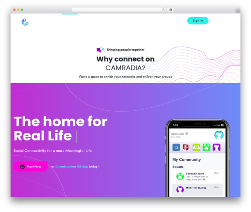 Appilo core WordPress plugin - camradia.com