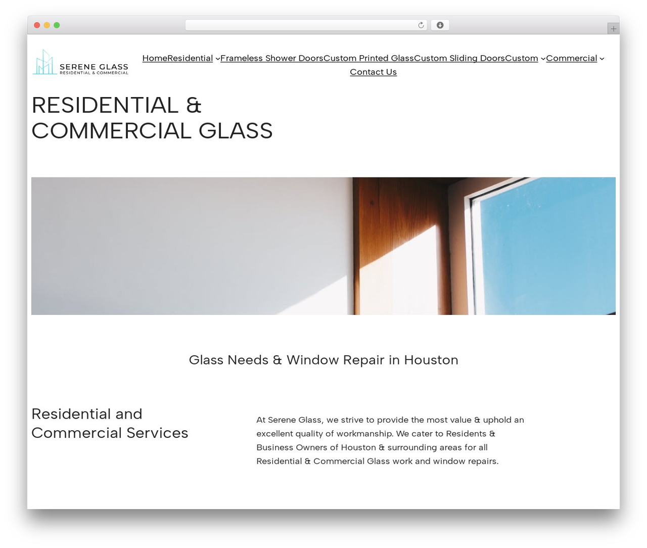 Blockbase WordPress store theme - sereneglass.com