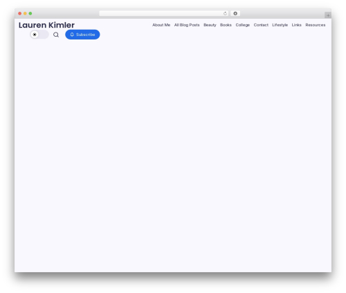 Blogsy WordPress theme download - laurenkimler.com Blogsy WordPress theme download - laurenkimler.com