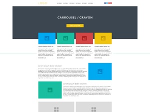 Bootstrap 3 - Crayon WordPress theme by upplex