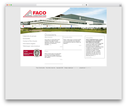 Faco Construction WordPress theme - faco-construction.com