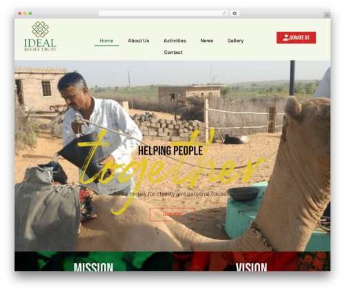 Fundor core WordPress plugin - idealrelief.org