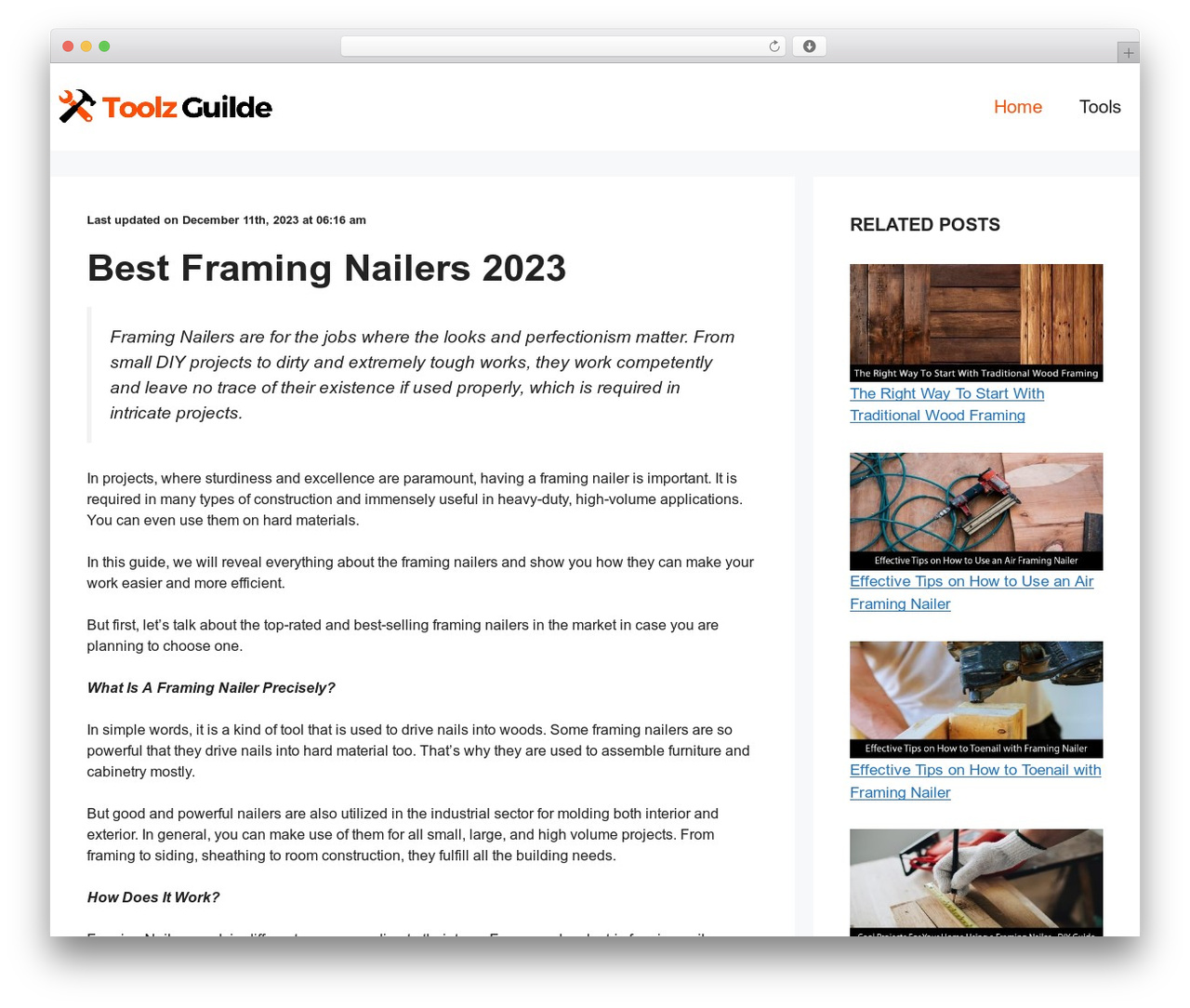 GeneratePress Child WordPress theme - toolzguide.com GeneratePress Child WordPress theme - toolzguide.com