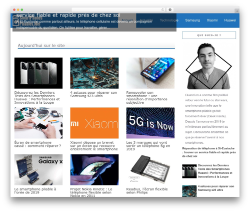 Rebar WordPress plugin - smartphones-pliables.net