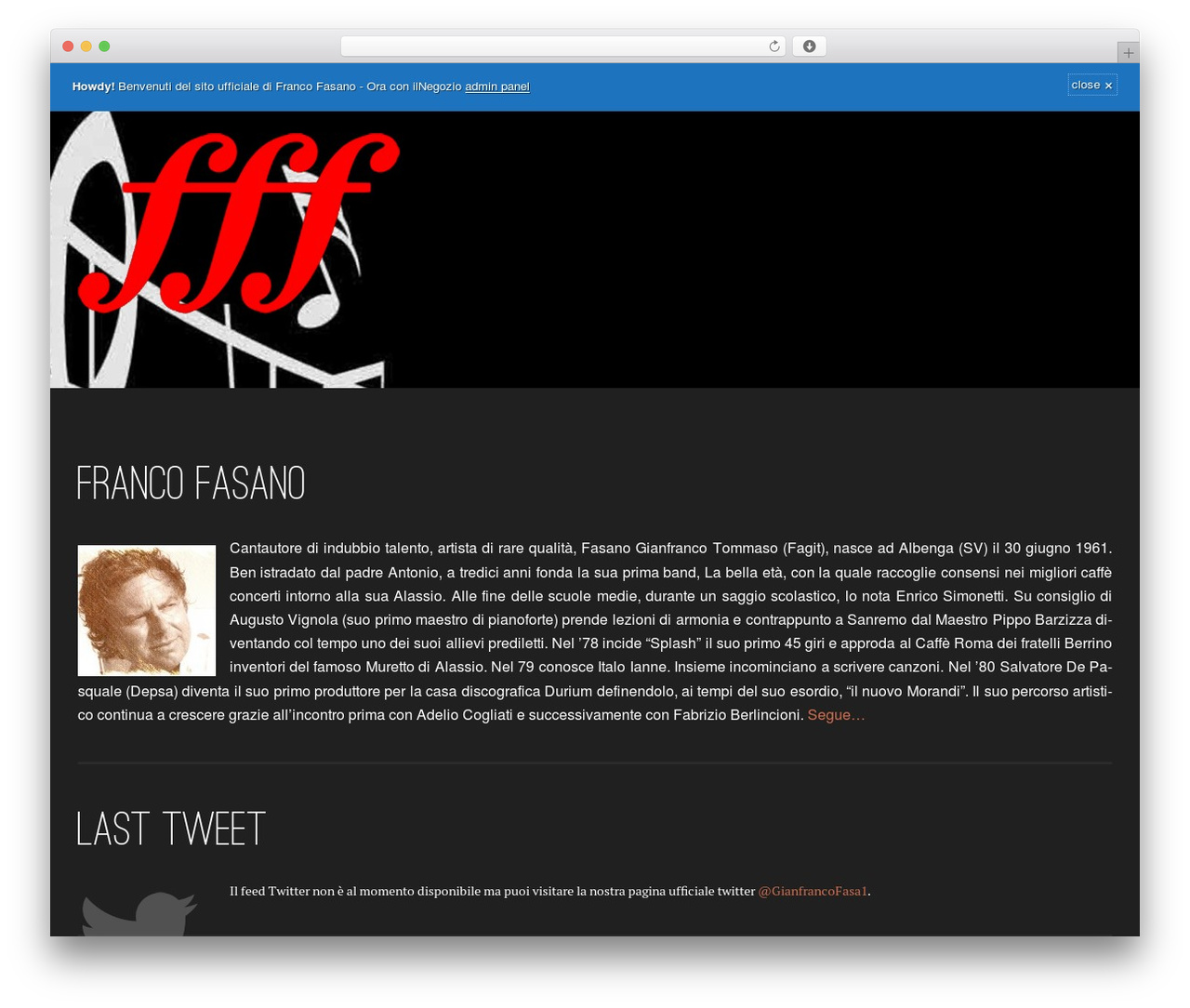 Live! theme WordPress - francofasano.eu Live! theme WordPress - francofasano.eu