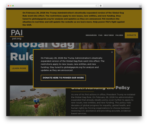 Pai theme WordPress - globalgagrule.org