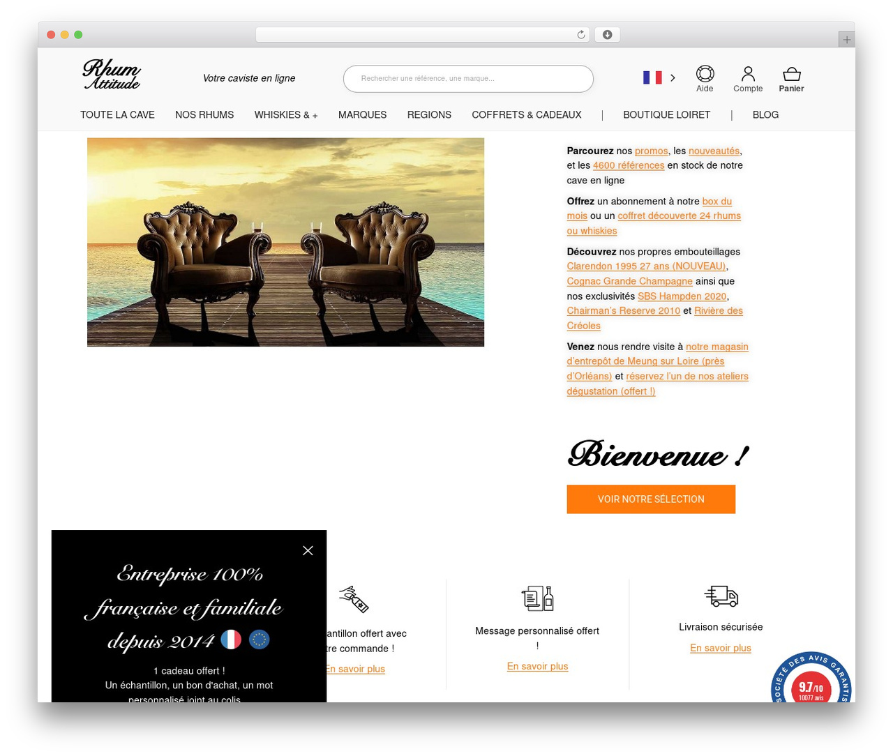 Storefront WordPress store theme - www.rhumattitude.com