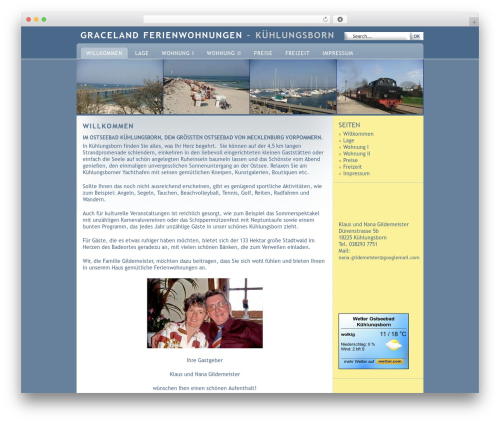 Theme WordPress Partnerprogramm - ferienwohnung-graceland.de
