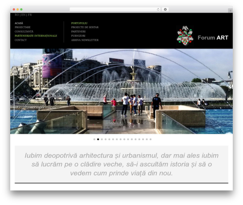 Theme WordPress Architecture - forumart.ro