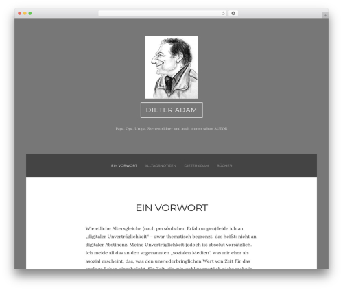 Theme WordPress Nord Theme - dieteradam.net