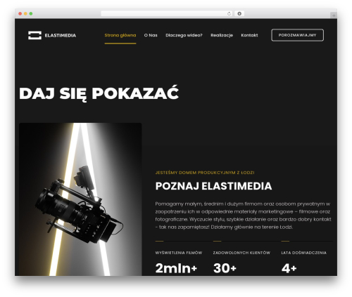 Trydo WordPress theme - elastimedia.pl