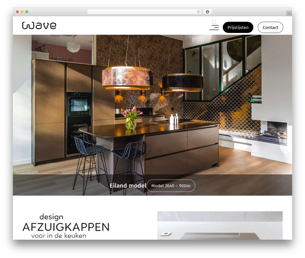 Wave WordPress theme - wavedesign.nl