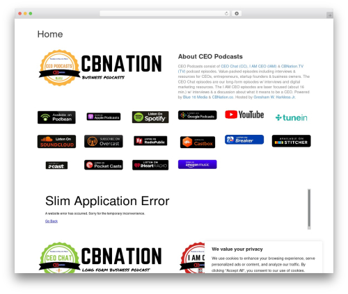 Smart podcast player WordPress plugin - ceopodcasts.com
