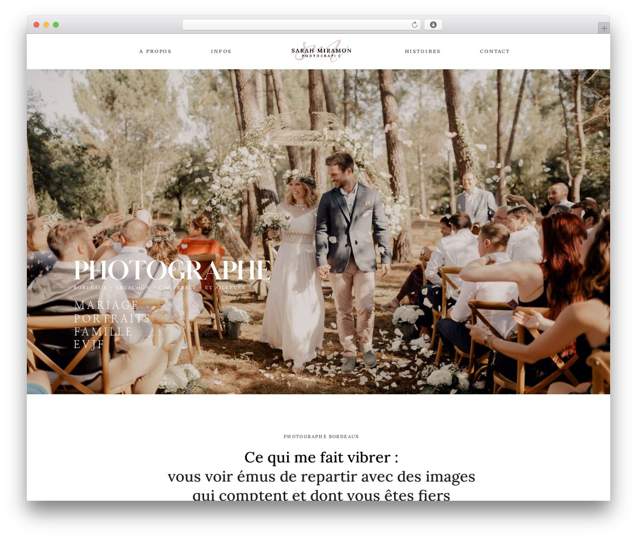 WordPress theme Pronto - sarahmiramon.com