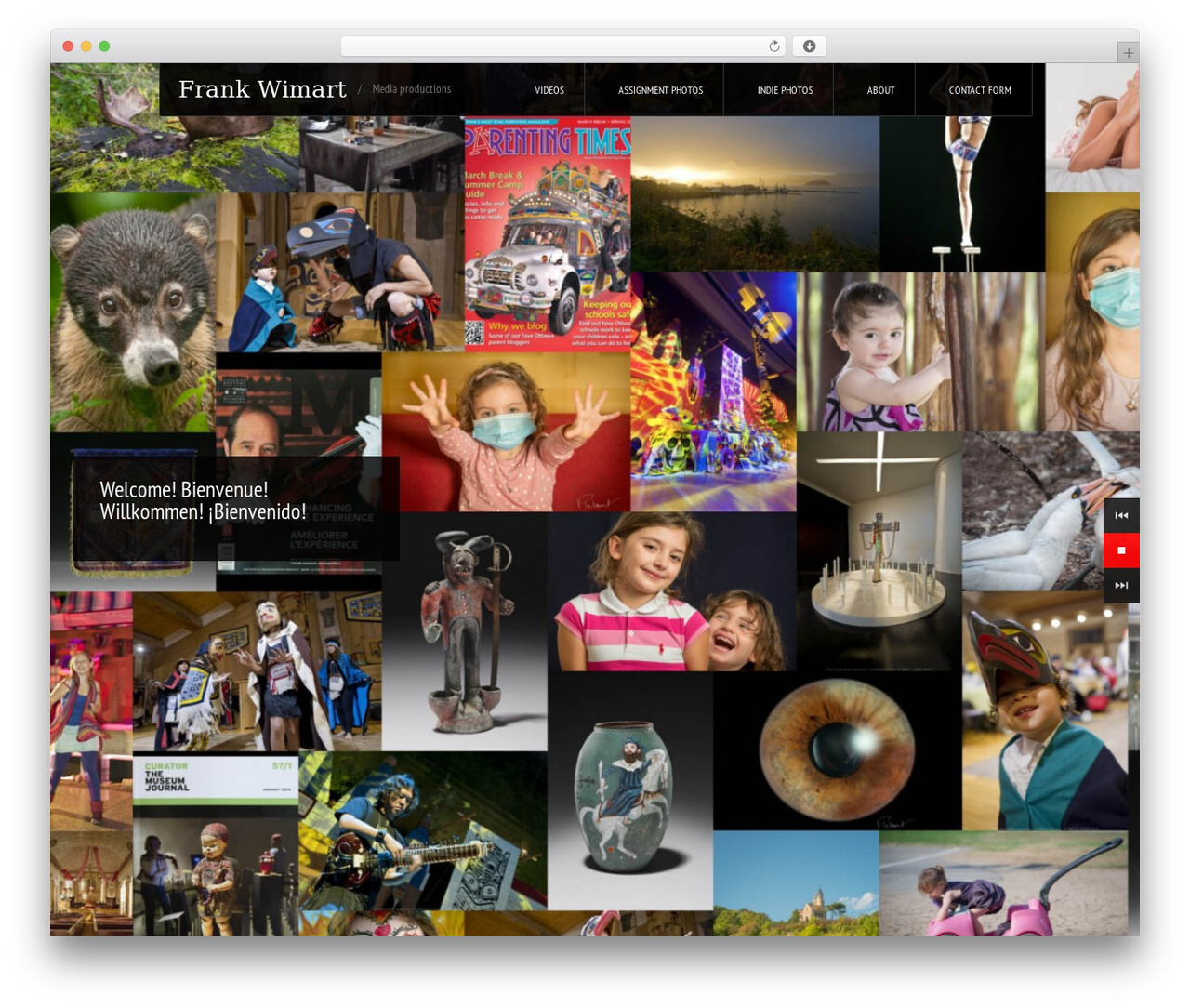 WordPress theme 360 - frankwimart.com