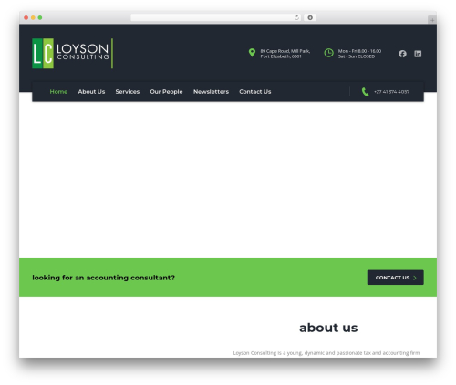 Team press WordPress plugin - loysonconsulting.co.za