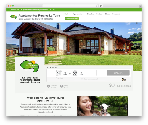 Misterplan WordPress plugin - apartamentoslatorre.com
