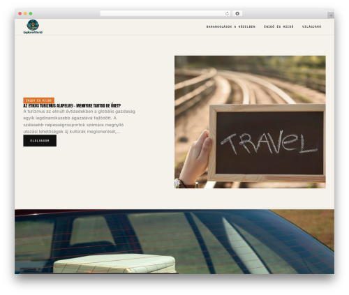 WordPress theme explorerworld - explorerworld.hu
