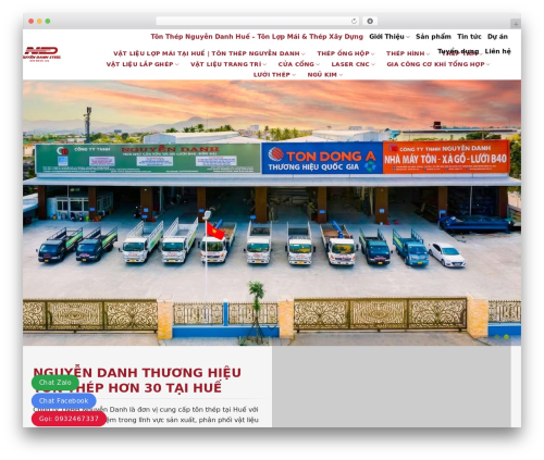 WordPress theme Flatsome - tonnguyendanh.com.vn