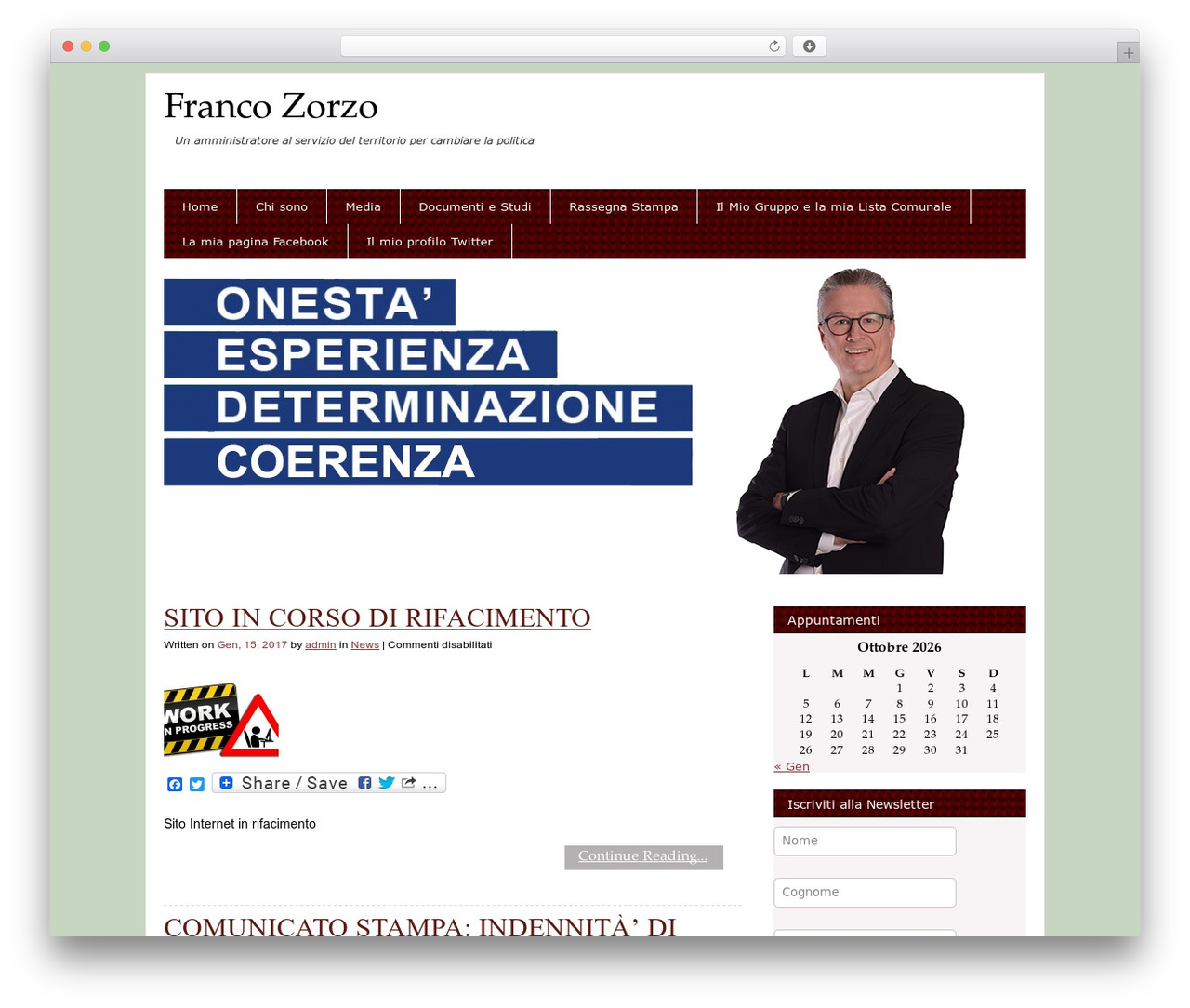 WordPress theme Generous - francozorzo.it
