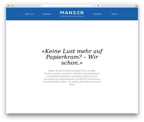 WordPress theme MT - manser-treuhand.ch