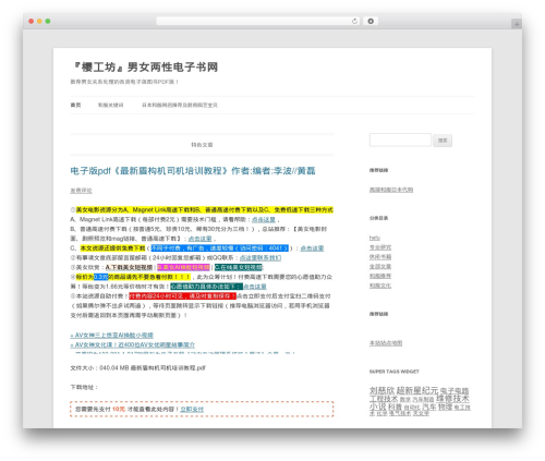 WordPress theme Twenty Twelve - hefu.info