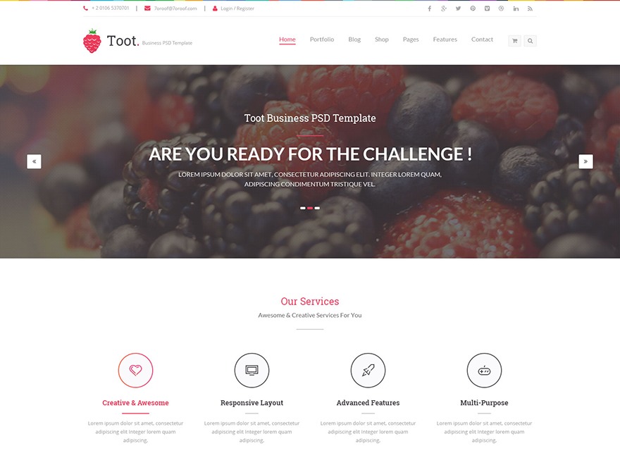 Wp Toot WordPress theme Wp Toot WordPress theme