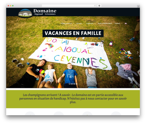 Asher theme WordPress - domaine-aigoual-cevennes.com