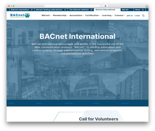 Bacnet theme WordPress - bacnetinternational.org