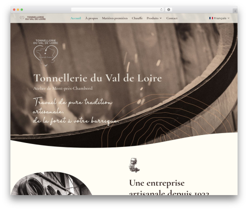 Divi theme WordPress - tonnellerieduvaldeloire.fr