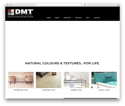 DMT WordPress theme - dmtstone.com