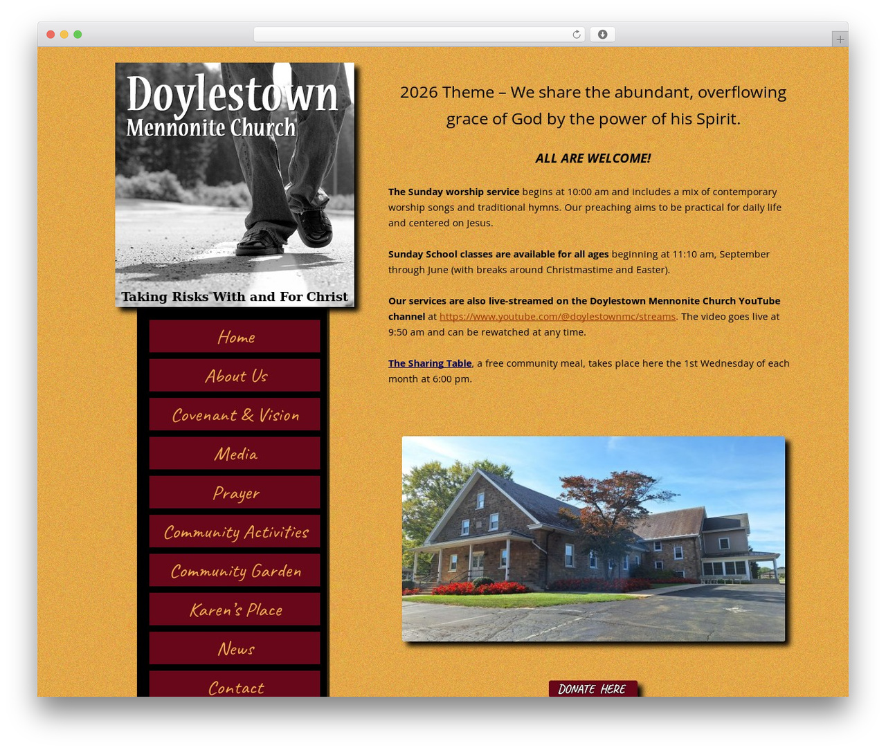 Doylestown WP theme - doylestownmc.org