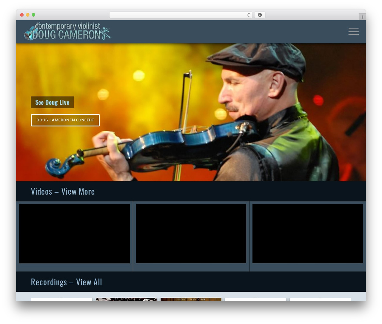 Enfold theme WordPress - dougcameron.com