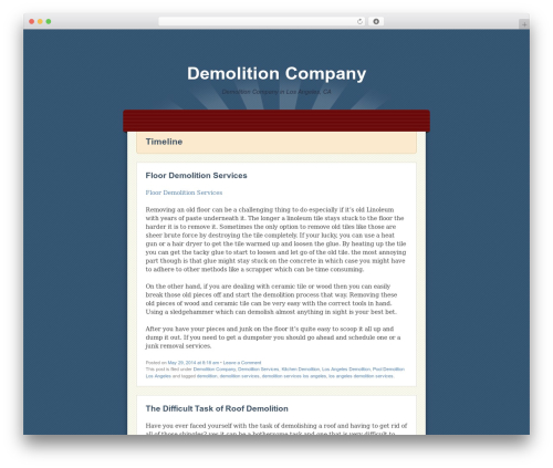Ghostbird top WordPress theme - demolitioncompany.info